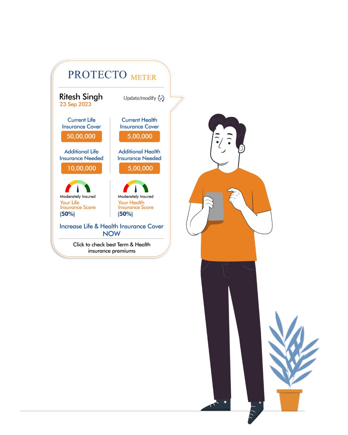 Your Protectometer nimeya.ai - Reinventing Insurance Innovation